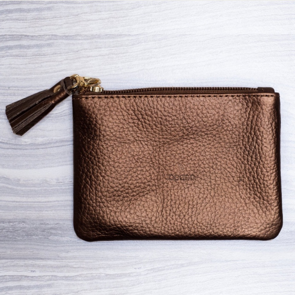 🤎🤎Updoo Design Cheer Classic Coin Keepers in Bronze Leather